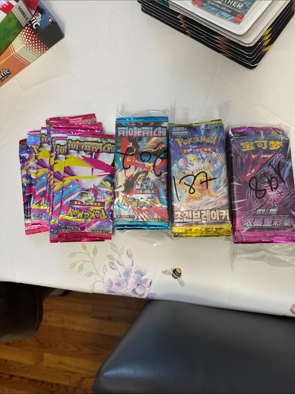 Trading Card Game Booster Packs - Multicolor